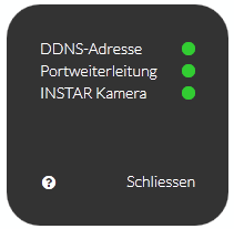 INSTAR IN-8015 - Verbindungstest DDNS